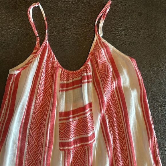 Velvet By Graham & Spencer maxidress sundress  red/white size Small - Picture 5 of 11
